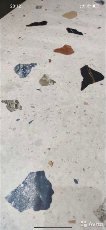 установка унитаза: Мозаичные полы Терраццо, бетонные полы с кристаллами. Терраццо — 5