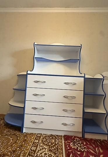 Лакокрасочные материалы: Детский комод, Без пеленального столика, ЛДСП, цвет - Белый — 4