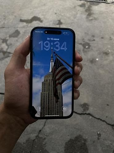 Техника и электроника: IPhone 15, Б/у, 256 ГБ, Черный, 77 % — 4