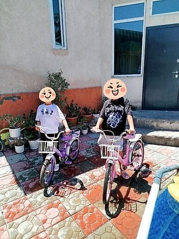 Детский велосипед, 2-колесный, 6 - 9 лет, Для девочки, Б/у
