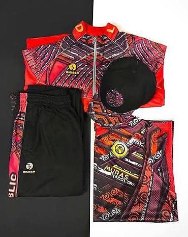 Спортивные костюмы: Мужской спортивный костюм, XS, Новый, цвет - Красный, Платная доставка — 1