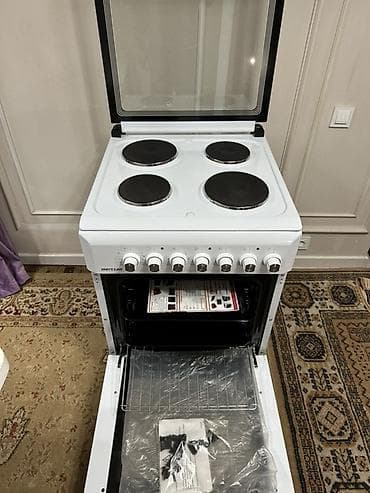 Кирпич, строительные блоки: Электрическая плита Mertsan, классическая белая. Основные — 1