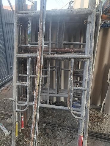 Строительные леса (рамные) - Комплект металлических рамных лесов для