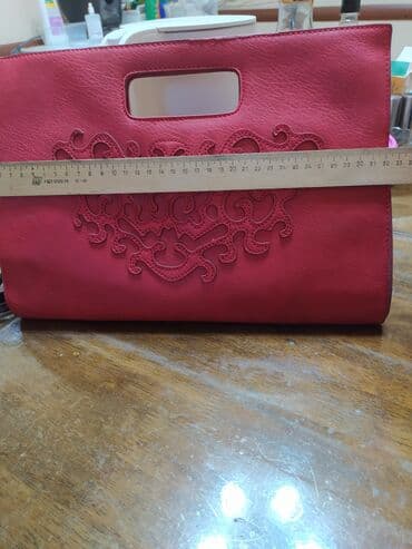 сумка для документов: Клатч, Материалы: Нукура булгаары, Аялдарга, Жаңы — 4