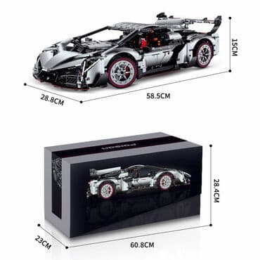 вертолет игрушка на радиоуправлении: Lamborghini Veneno в масштабе 1:8 🔥58,5 см скорости, стиля и мощности! — 5