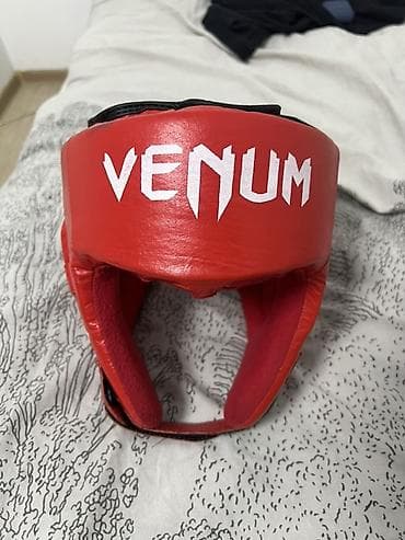 training mask купить: Шлем для единоборств Venum, красный - Тип: тренировочный — 1