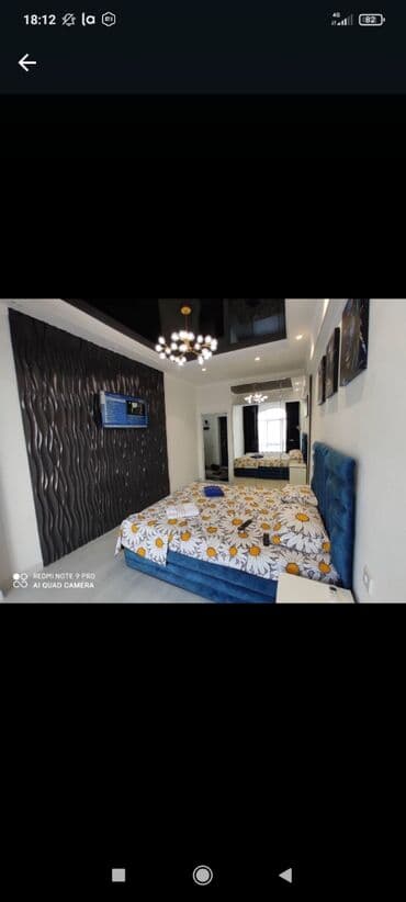 продаю гостиничный дом тип бишкеке: 1 комната, Душевая кабина, Постельное белье, Кондиционер — 3