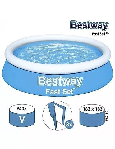балон для плавание: ​🌊 Надувной бассейн Bestway — Прохлада у вас дома! ​Подарите себе и — 5