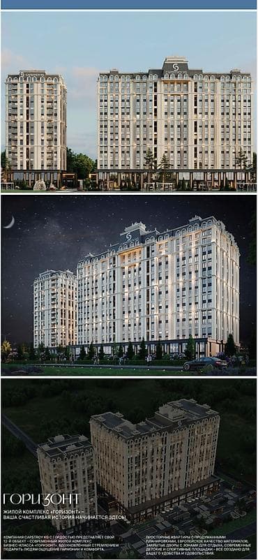 Строится, Элитка, 2 комнаты, 48 м²