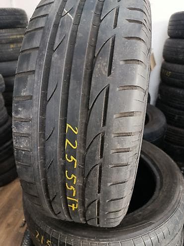 330 rx: Шины 225 / 55 / R 17, Лето, Б/у, 1 шт, Легковые, Япония, Bridgestone — 2
