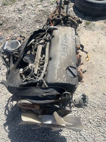 двиготель: Бензиновый мотор Nissan 2.4 л, Б/у, Оригинал, ОАЭ — 1