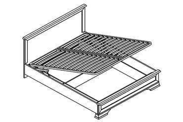 двухъярусные кровати для мальчиков: Кровать двуспальная, коллекции Кентаки, Белый, БРВ Брест (Беларусь) — 3