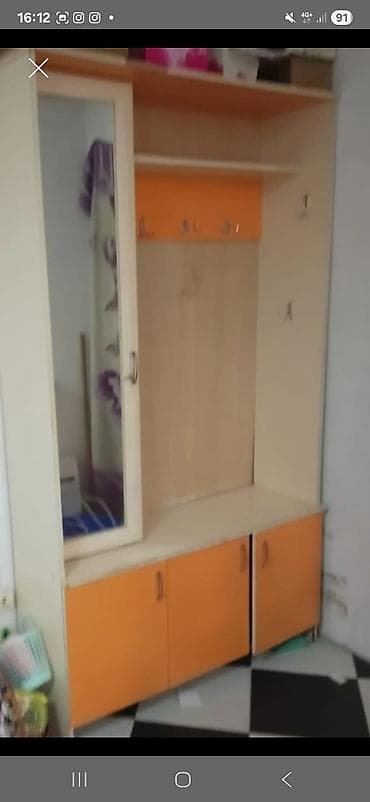 мебельные доски: Тумба и подставка для телевизора, Напольная, ЛДСП, цвет - Серый — 5