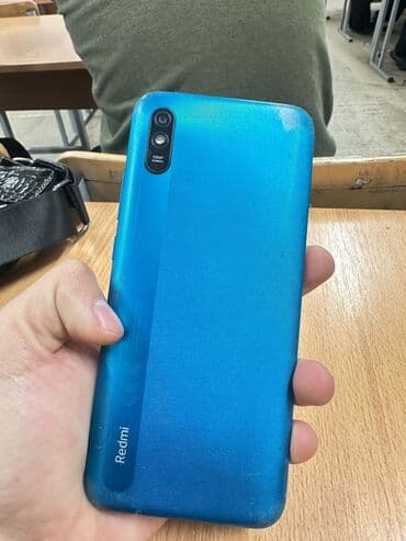 газ аа: Redmi, Redmi 9A, Колдонулган, түсү - Көк, 2 SIM — 1