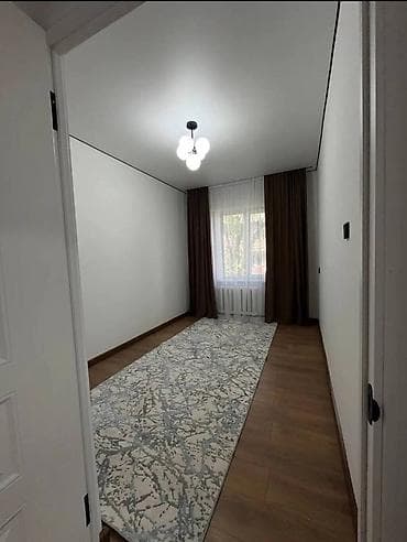 3: 3 комнаты, 64 м², Кудайберген авторынок 105 серия, 3 этаж, Евроремонт — 5