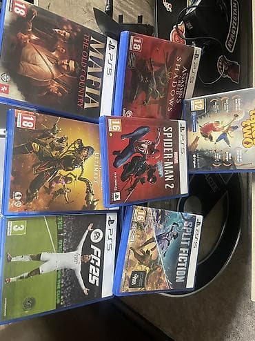 плей до: Продаю PS5 с дисководом с двумя джойстиками состояние идеал 6 игр в — 2