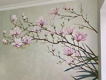 Бетон жумуштары: Авторская настенная роспись. По акции от 3000сомов до 15000 сомов — 1