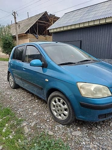 Транспорт: Hyundai Getz: 2004 г., 1.4 л, Кол менен иштөөчү, Бензин, Хетчбек — 3