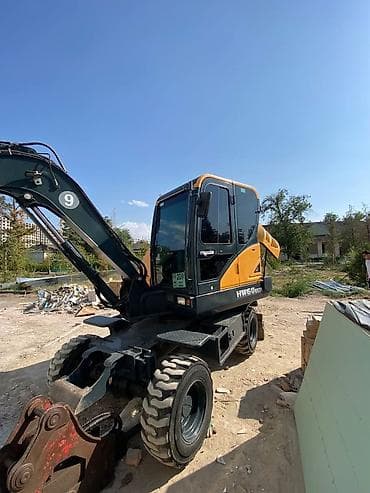 гидромолот на экскаватор: Экскаватор, Hyundai, 2023 г., Колесный — 1