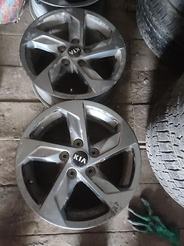 шины 195 70 15: Литые Диски R 16 Kia, Комплект, отверстий - 5, Б/у — 4
