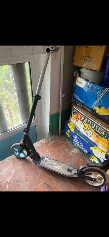 Самокат 🛴
Одну ручку нужно сделать
Вес до 80кг at lalafo.kg Самокат 🛴
Одну ручку нужно сделать
Вес до 80кг