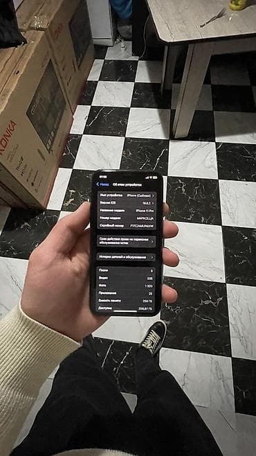 iphone 11 pro 256 цена бишкек: IPhone 11 Pro, Колдонулган, 256 ГБ, 72 % — 3