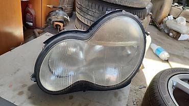 Комплект передних фар Mercedes-Benz 2000 г., Б/у, Оригинал, Япония