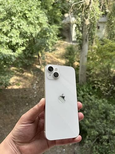 IPhone 14 Plus, Колдонулган, 256 ГБ, Ак, 90 %