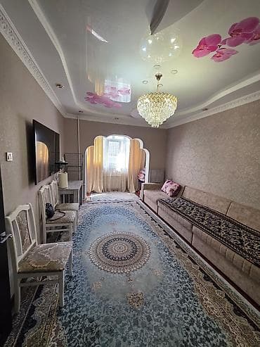 Продажа квартир: 2 комнаты, 52 м², Джал-15 106 серия, 4 этаж, Дизайнерский ремонт — 1