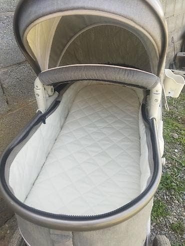 anex e type: Детская коляска-люлька Luxmom (серый текстиль) (за 14000p покупали ) - — 1