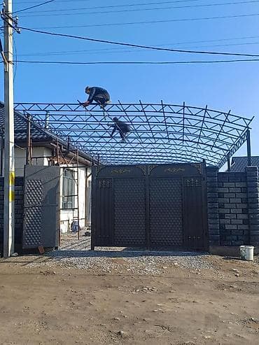 навес над дверью: Сварка | Навесы Монтаж, Гарантия — 7