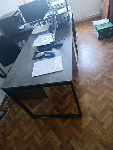 Срочная распродажа офисной мебели. 2 стола лофт с выдвижными ящичками at lalafo.kg Срочная распродажа офисной мебели. 2 стола лофт с выдвижными ящичками