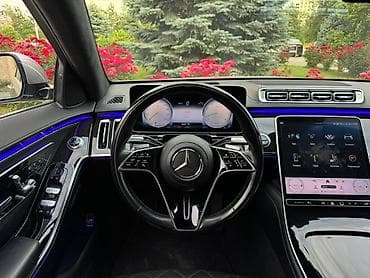мерс 2022: Mercedes-Benz S-Class: 2021 г., 4 л, Бензин, Седан — 5
