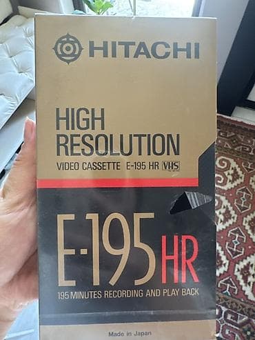compact flash: Видеокассета HITACHI E-195 HR (VHS), High Resolution. - Тип: VHS — 1