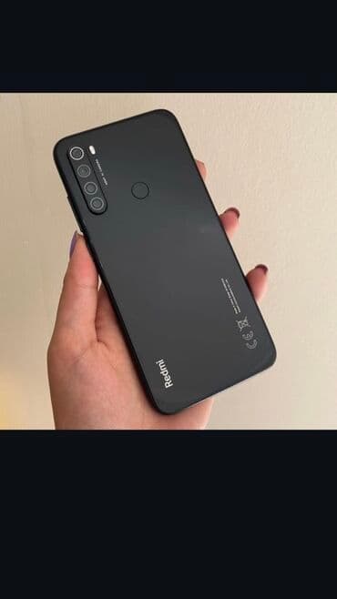 redmi note 7 аккумулятор купить: Redmi, Redmi Note 8, Колдонулган, 64 ГБ, түсү - Кара, 2 SIM — 1