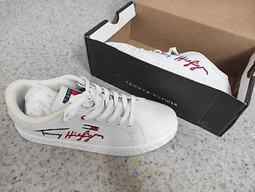 Мужские кроссовки, 40, Tommy Hilfiger, Новый, цвет - Белый