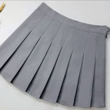 черную юбку: Юбка, Модель юбки: Плиссе, Мини, По талии — 12