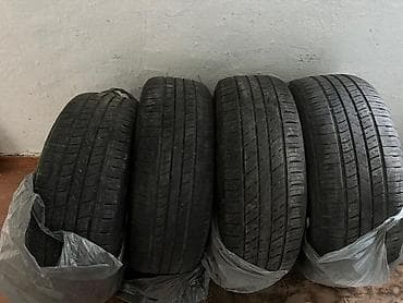 продажа авто дисков: 235/60/17 летние шины в хорошем состоянии. Цена 5500 сом — 1