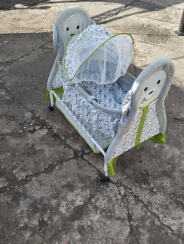 одежда мужской: Люлька, Качалка, Металл, цвет - Серый — 2