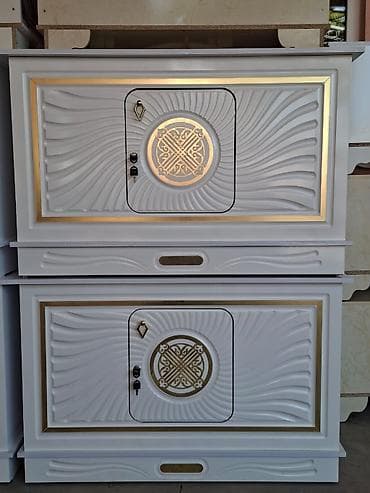 комод для вещей: Комод для одежды, Без зеркала, ЛДСП, цвет - Белый — 1