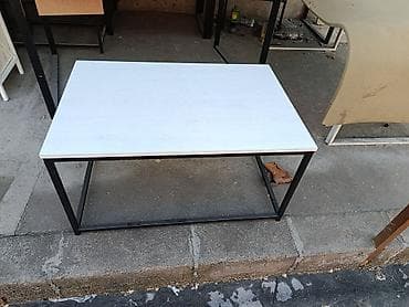 Мебель: Офисный стол, Нерегулируемый, цвет - Черный, Прямоугольный, Другой материал — 6