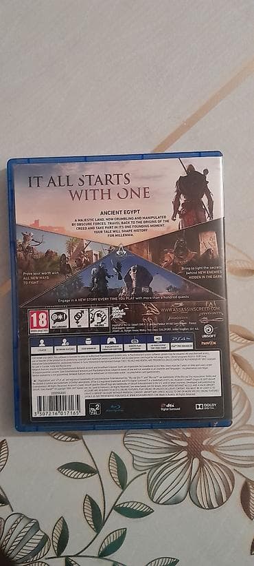 Техника и электроника: Assassin’s Creed Origins — диск Blu‑ray для PlayStation 4. обмен на — 1