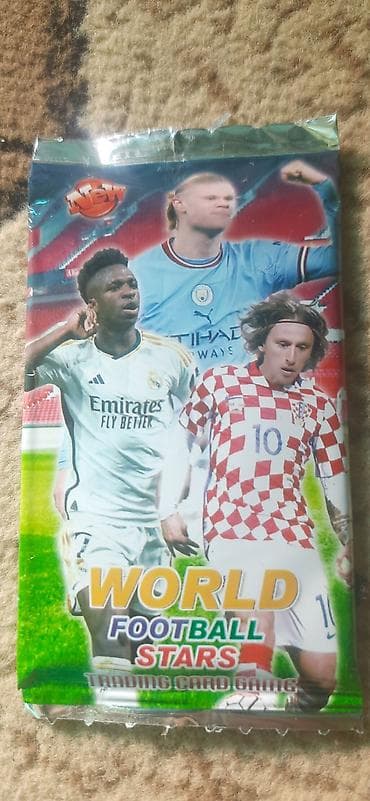спорт лайн: Пакетик коллекционных карточек World Football Stars – Trading Card — 3