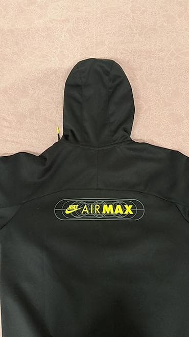 Толстовки: Nike Air Max — мужская худи/толстовка на молнии с капюшоном — 3