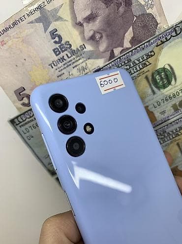 realme 13 plus: Samsung Galaxy A13, Б/у, 128 ГБ, цвет - Голубой, 1 SIM, 2 SIM — 2