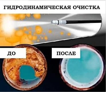 монтаж канализации в частном доме цена: Профессиональная прочистка канализации в городе Ош. Услуги: - — 5