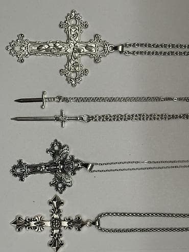 air purifier: Кулон, Без вставки, Унисекс, Форма: Крестик — 1