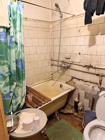 Батирлер: 3 бөлмө, 58 м², 4-мкр 104-серия, 2 кабат, Ремонт талап кылынат — 10