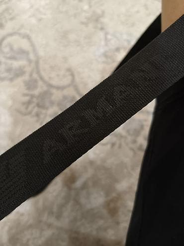 кошельки мужские: Барсетка, Armani, Материал: Экокожа, Застежка на молнии, Б/у — 9