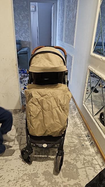 Оюнчуктар: Балдар арабасы, Башка бренд, түсү - Күрөң, Колдонулган, Өзү алып кетүү — 2